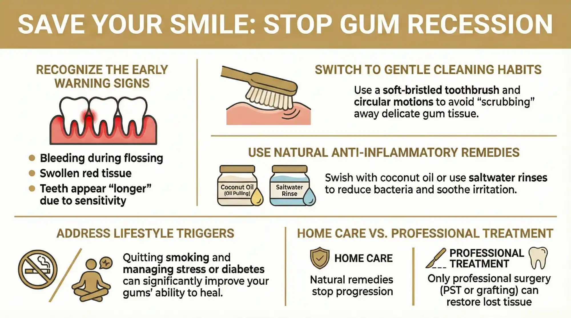 How to Fix Receding Gums