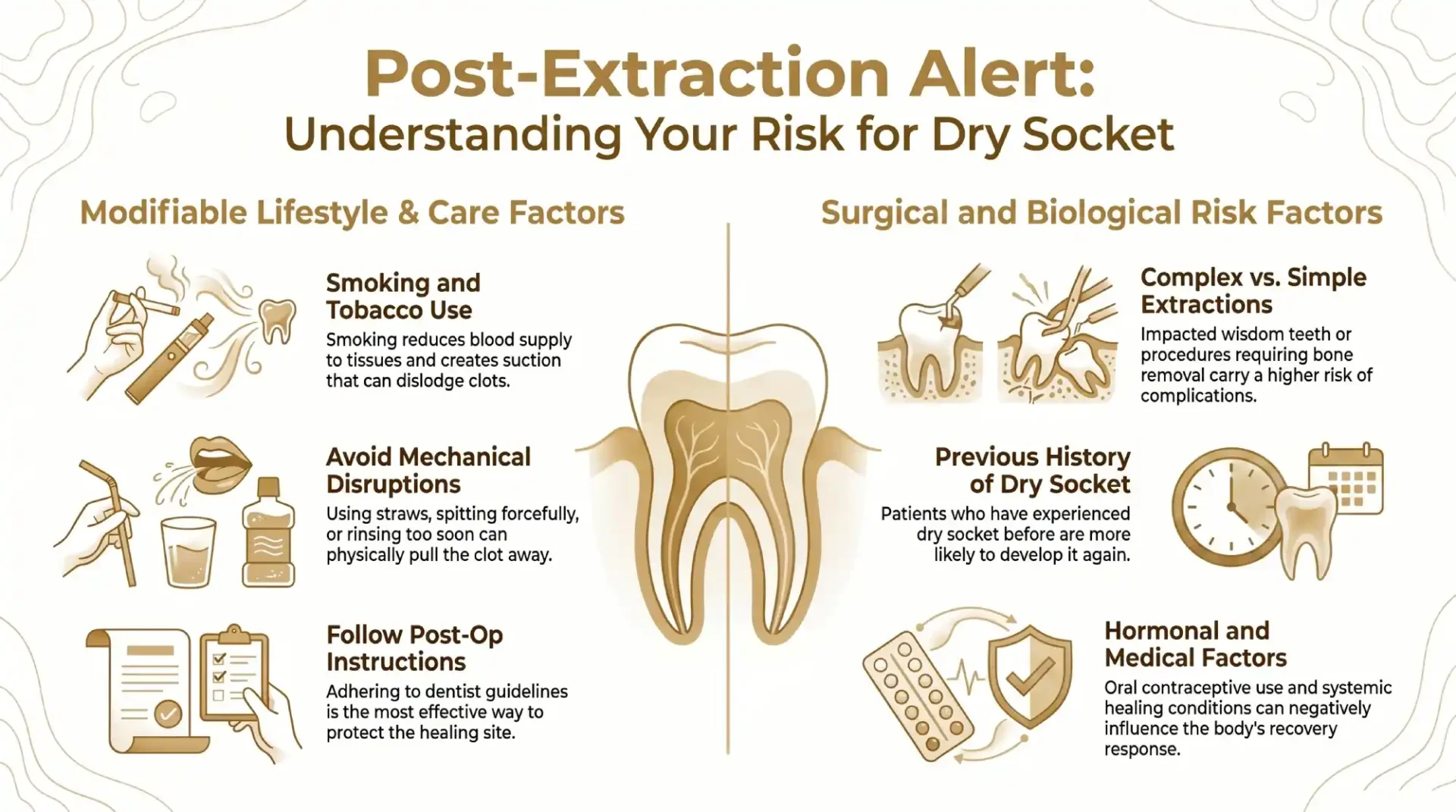 Dry socket Risk Factors